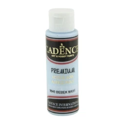 Декоративная акриловая краска Cadence Premium Acrylic Paint 9040 Baby Blue, 70 мл