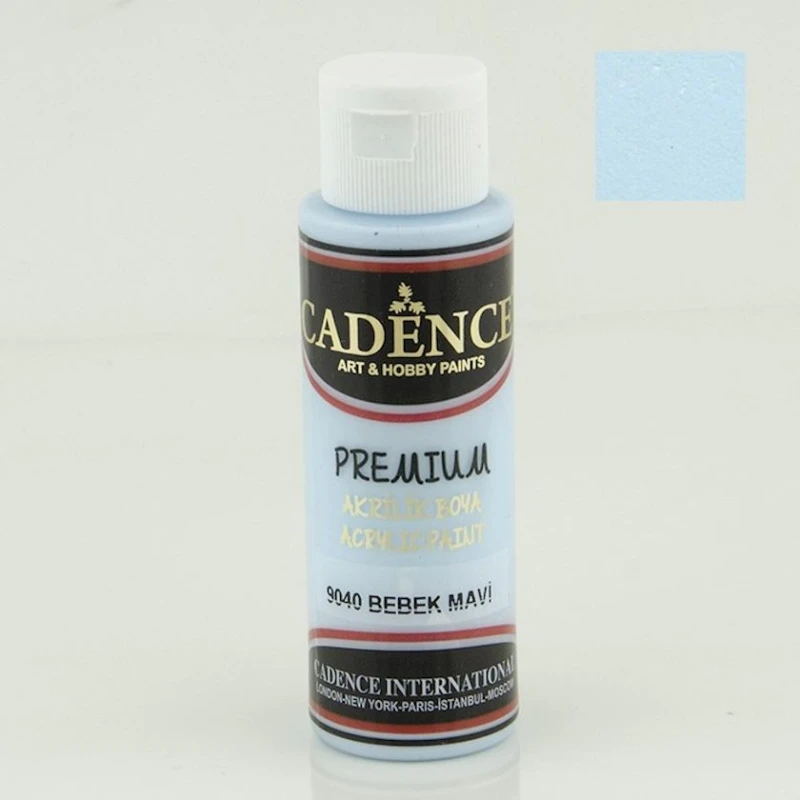 Декоративная акриловая краска Cadence Premium Acrylic Paint 9040 Baby Blue, 70 мл Декоративная акриловая краска Cadence Premium Acrylic Paint 9040 Baby Blue, 70 мл