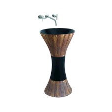 Çanaq Asiano Tulpan Quenny 001 OKH-6373, keramika, qəhvəyi, 83x45 sm