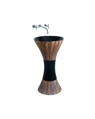 Çanaq Asiano Tulpan Quenny 001 OKH-6373, keramika, qəhvəyi, 83x45 sm
