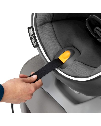 Uşaq avtomobil oturacağı Chicco NextFit Zip Carbon 2-dən 29 kiloya qədər, polyestr/metal, boz, 53.3x48.3x66 sm, 11.3 kq