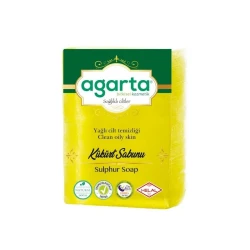 Туалетное мыло Agarta серное, натуральное, 150 г
