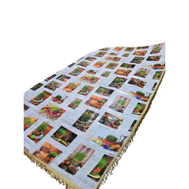 Скатерть Novruz SHA-00006126, прямоугольная, разноцветная, 150x210 см Скатерть Novruz SHA-00006126, прямоугольная, разноцветная, 150x210 см