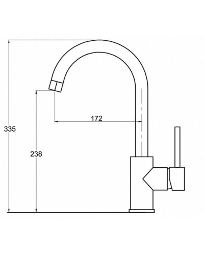 Qarışdırıcı Aquasanita Sabia 5523E2-601