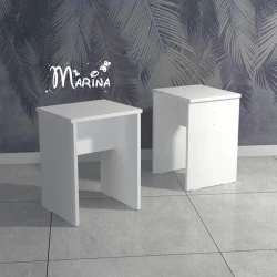 Стул Marina 3563_M25StulStolmaxiWh, ЛДСП, 45x35x35 см, белый Стул Marina 3563_M25StulStolmaxiWh, ЛДСП, 45x35x35 см, белый