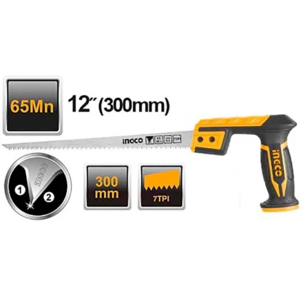 Ножовка для дерева Ingco HCS30028C 300 мм
