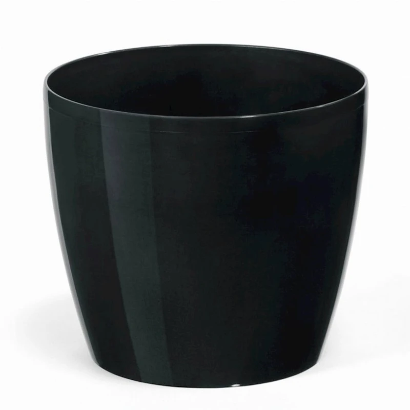 Dibçək Lamela Magnolia 15 sm, plastik, qara Dibçək Lamela Magnolia 15 sm, plastik, qara