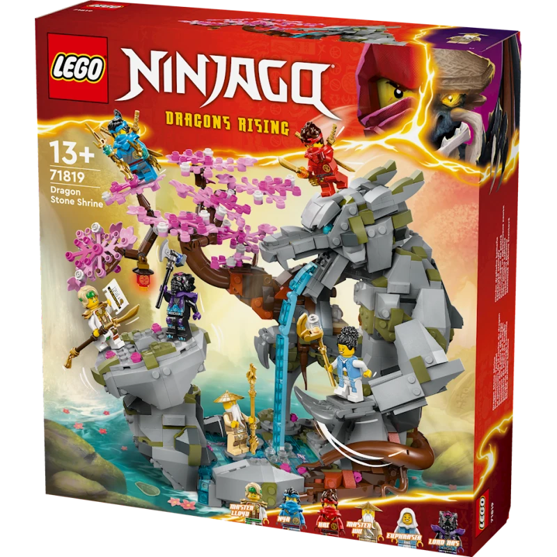 Конструктор LEGO Ninjago Dragon Stone Shrine 71819, 13+ лет, 1212 деталей