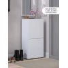 Тумба для прихожей Letta 3563_Letta25Door2Wh, ЛДСП, 24x39x80 см Тумба для прихожей Letta 3563_Letta25Door2Wh, ЛДСП, 24x39x80 см