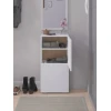 Тумба для прихожей Letta 3563_Letta25Door2Wh, ЛДСП, 24x39x80 см Тумба для прихожей Letta 3563_Letta25Door2Wh, ЛДСП, 24x39x80 см