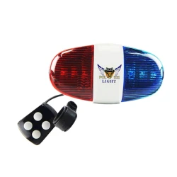 Мигалка для велосипеда 0008, пластик, черный