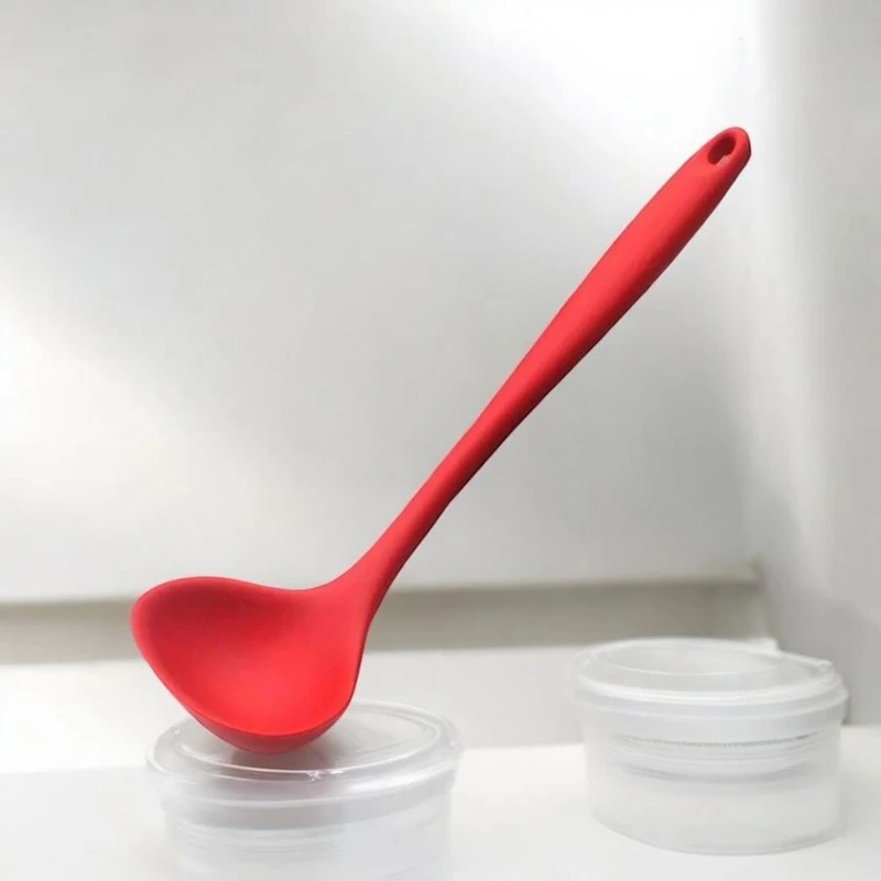 Половник BTC-075, силикон, красный, 28 см