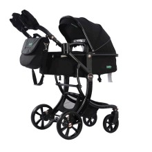 Uşaq arabası Kidilo G600, qara