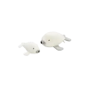Набор мягких игрушек ELC Mummy&Baby Seals, плюш, серый, 13x27x30 см, от 0 месяцев Набор мягких игрушек ELC Mummy&Baby Seals, плюш, серый, 13x27x30 см, от 0 месяцев