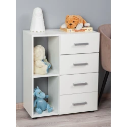 Тумба Letta ЛДСП, белая, 80х34х66 см Тумба Letta ЛДСП, белая, 80х34х66 см