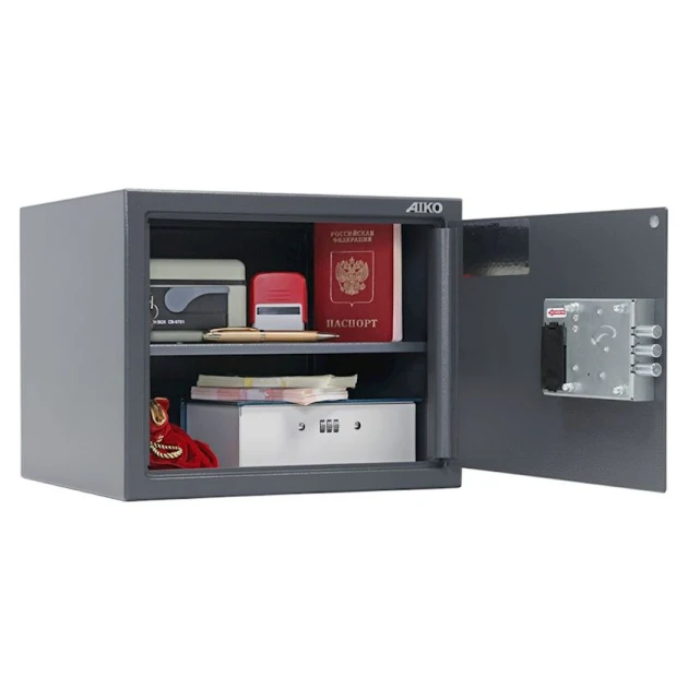 Офисный сейф AIKO T 280, электронный кодовый, темно-серый Офисный сейф AIKO T 280, электронный кодовый, темно-серый
