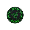 Защитный коврик под кресло Team Razer Floor Rug Black/Green, 120х120 см, полиэстер/бархат