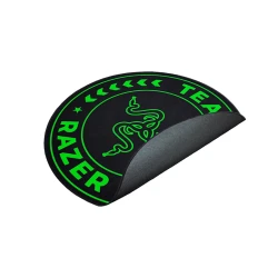 Защитный коврик под кресло Team Razer Floor Rug Black/Green, 120х120 см, полиэстер/бархат Защитный коврик под кресло Team Razer Floor Rug Black/Green, 120х120 см, полиэстер/бархат