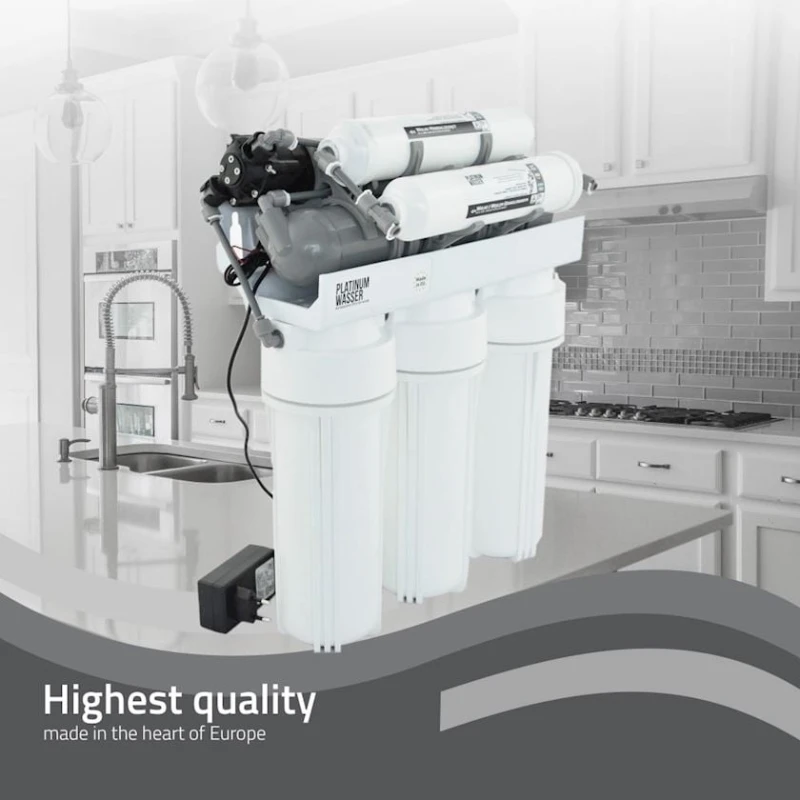 Фильтр для обратного осмоса Platinum Wasser Ultra 6B с мотором, белый