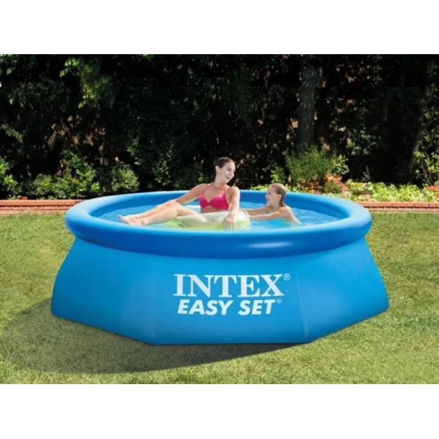 Надувной бассейн Intex H28225588110NP, 244x76 см, 2419 л, синий