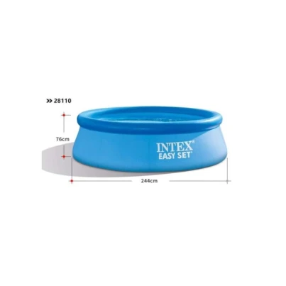 Надувной бассейн Intex H28225588110NP, 244x76 см, 2419 л, синий