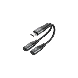 Переходник Euroacs EU-P360 USB Type-C to 2 USB Type-C