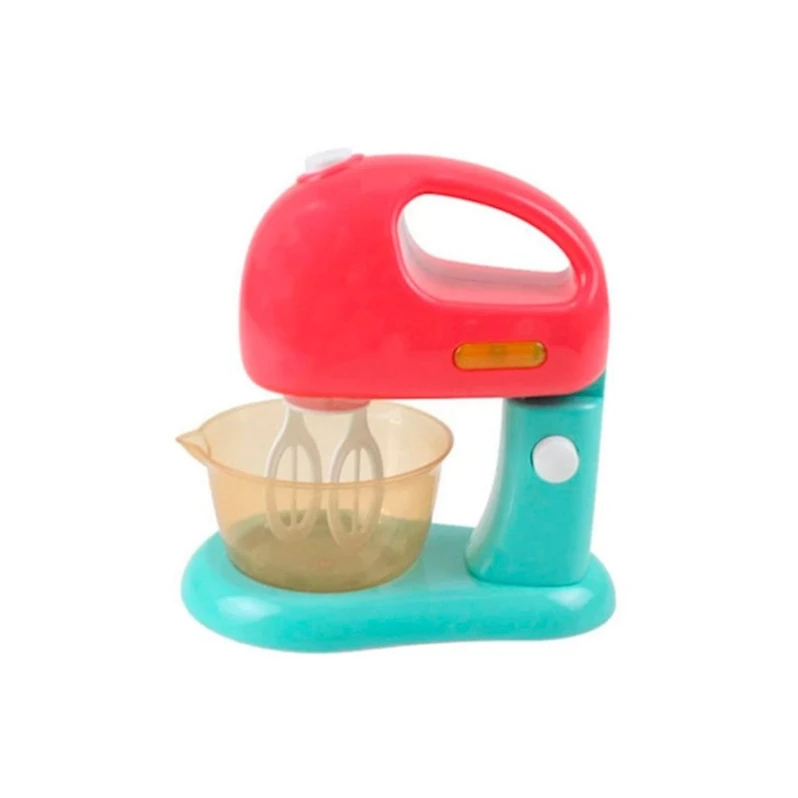 Oyuncaq plastik blender, firuzəyi/qırmızı