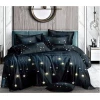 Комплект постельного белья Annaberry двуспальный, пододеяльник 200х220 см, простыня 240х260 см, наволочки 50х70 см x 2 шт, черный Комплект постельного белья Annaberry двуспальный, пододеяльник 200х220 см, простыня 240х260 см, наволочки 50х70 см x 2 шт, черный