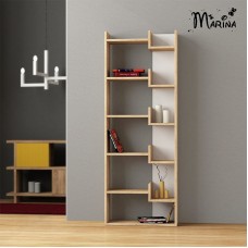 Stellaj Marina 3563_M5StelOppaSon, LDSP, qəhvəyi, 162x22x61 sm - 3563_M5StelOppaSon