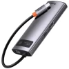 USB HUB Baseus CAHUB-CW0G Type-C adapter 6 in 1 Grey USB HUB Baseus CAHUB-CW0G Type-C adapter 6 in 1 Grey