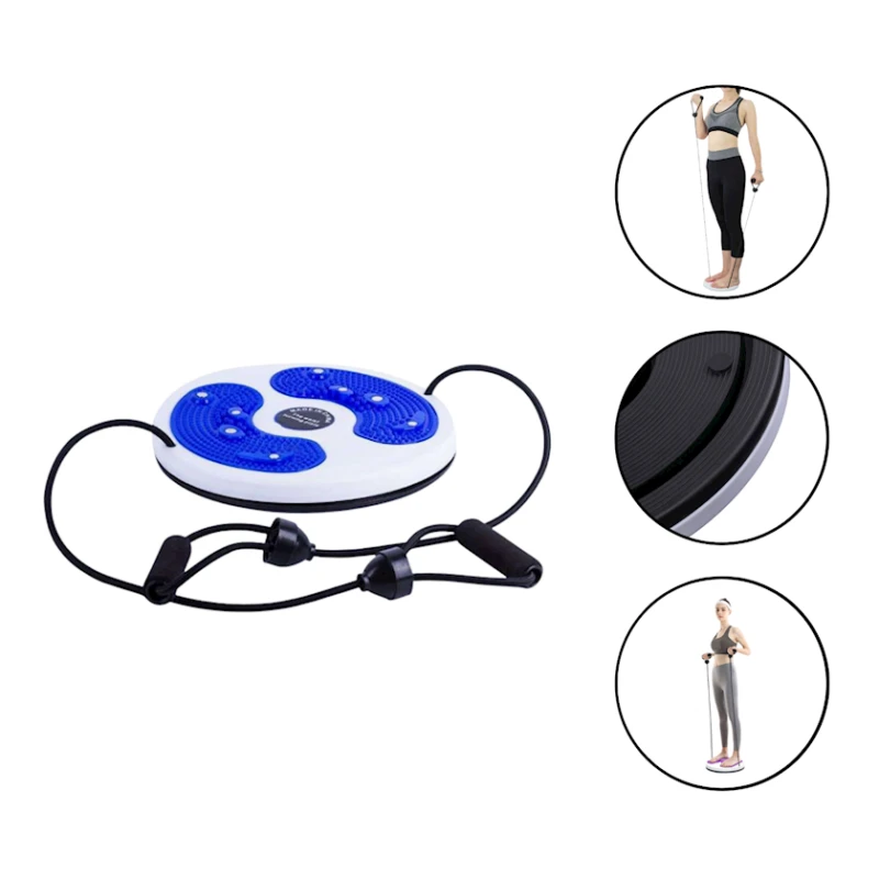 Балансировочный диск со жгутом Waist Twisting 1010, 28 см, пластик, синий Балансировочный диск со жгутом Waist Twisting 1010, 28 см, пластик, синий