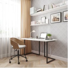 Yazı masası 3563_M2LoftTTWhbl Ağ, LDSP, 75x66x136 sm
