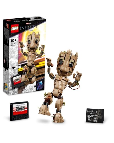 Konstruktor LEGO Super Heroes I am Groot 76217, 10+ yaş, 476 hissə