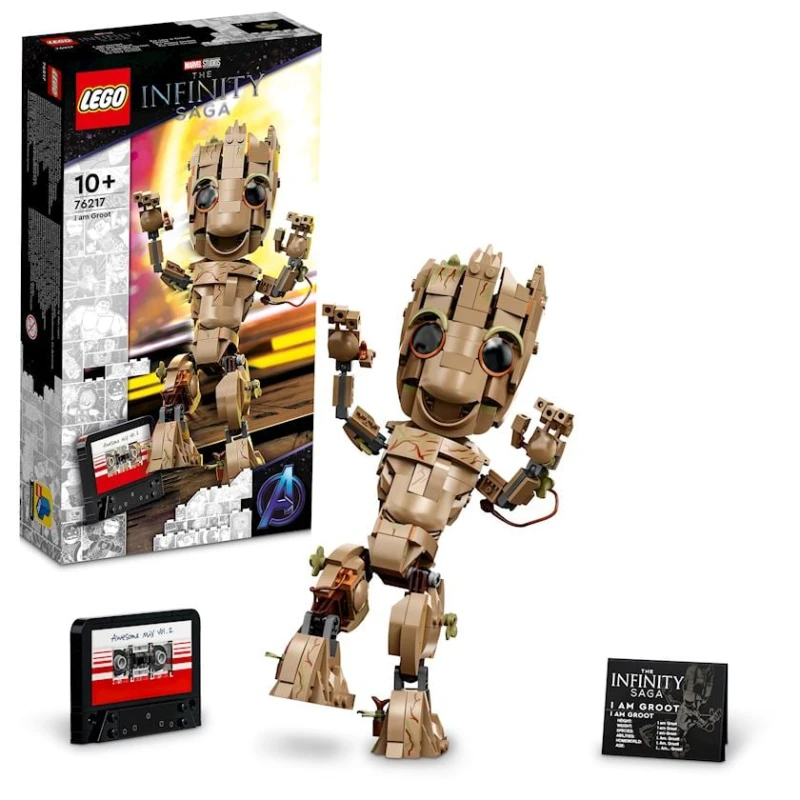 Конструктор LEGO Super Heroes I am Groot 76217, 10+ лет, 476 элементов