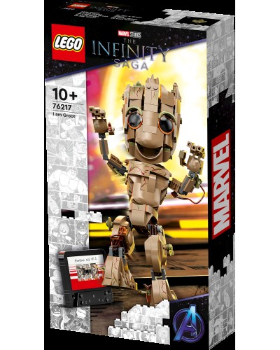 Konstruktor LEGO Super Heroes I am Groot 76217, 10+ yaş, 476 hissə