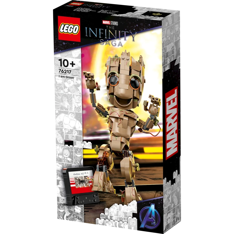 Конструктор LEGO Super Heroes I am Groot 76217, 10+ лет, 476 элементов