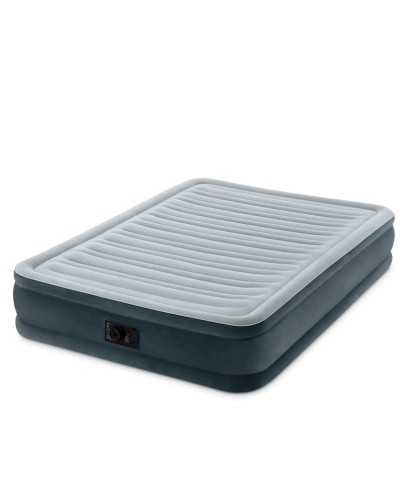 Birnəfərlik şişirdilmiş çarpayı Intex 67766, boz, 191x99x33 sm