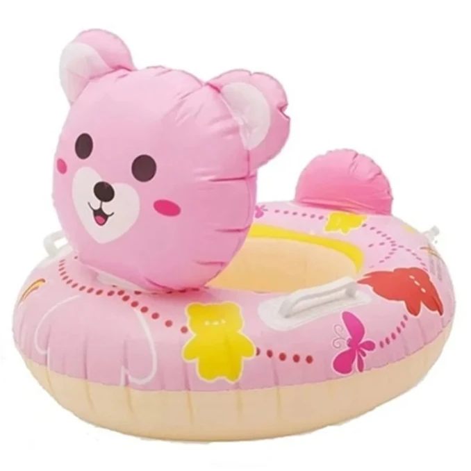 Şişmə ayı şarı 110sm KD96, 3-6 yaş, çəhrayı