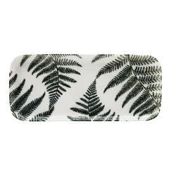 Тарелка Porland Botanical фарфор, белый/зеленый, 32 см