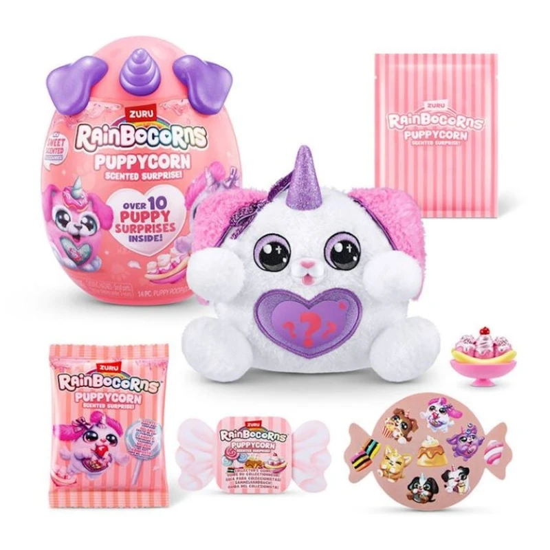Фигурка-сюрприз Zuru Rainbocorns Puppycorn Scent Surprise, товар в ассортименте Фигурка-сюрприз Zuru Rainbocorns Puppycorn Scent Surprise, товар в ассортименте
