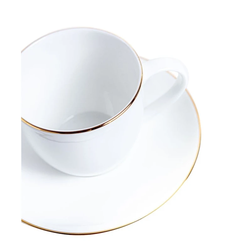 Чайная пара Hom-me Nude 105358, 353 мл, костяной фарфор, белый Чайная пара Hom-me Nude 105358, 353 мл, костяной фарфор, белый