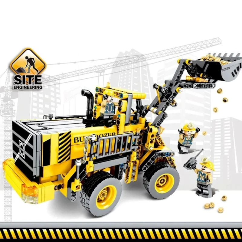 Конструктор Technique Бульдозер 701701, 688 элементов, 6+ лет Конструктор Technique Бульдозер 701701, 688 элементов, 6+ лет