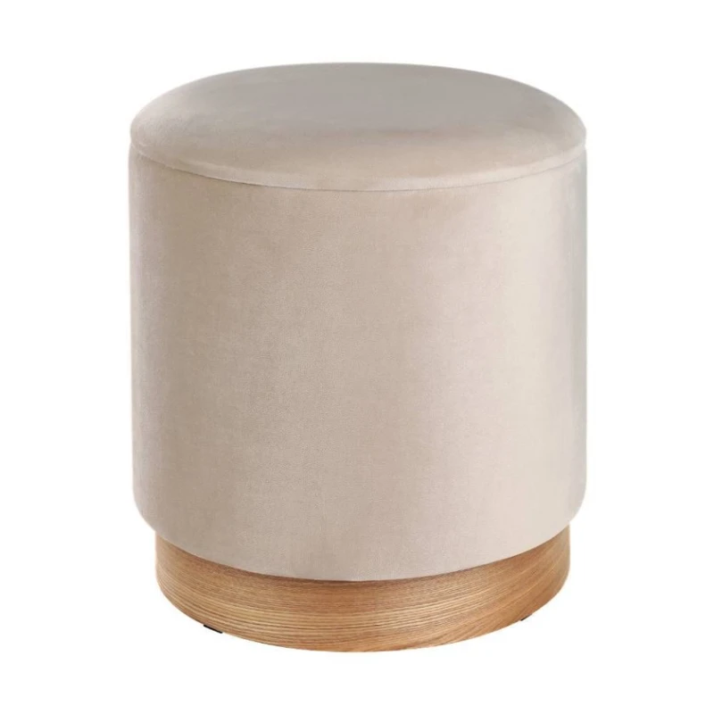 Пуфик 92, ткань, белый, 40x35x35 см Пуфик 92, ткань, белый, 40x35x35 см