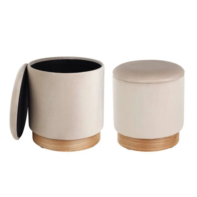 Пуфик 92, ткань, белый, 40x35x35 см Пуфик 92, ткань, белый, 40x35x35 см