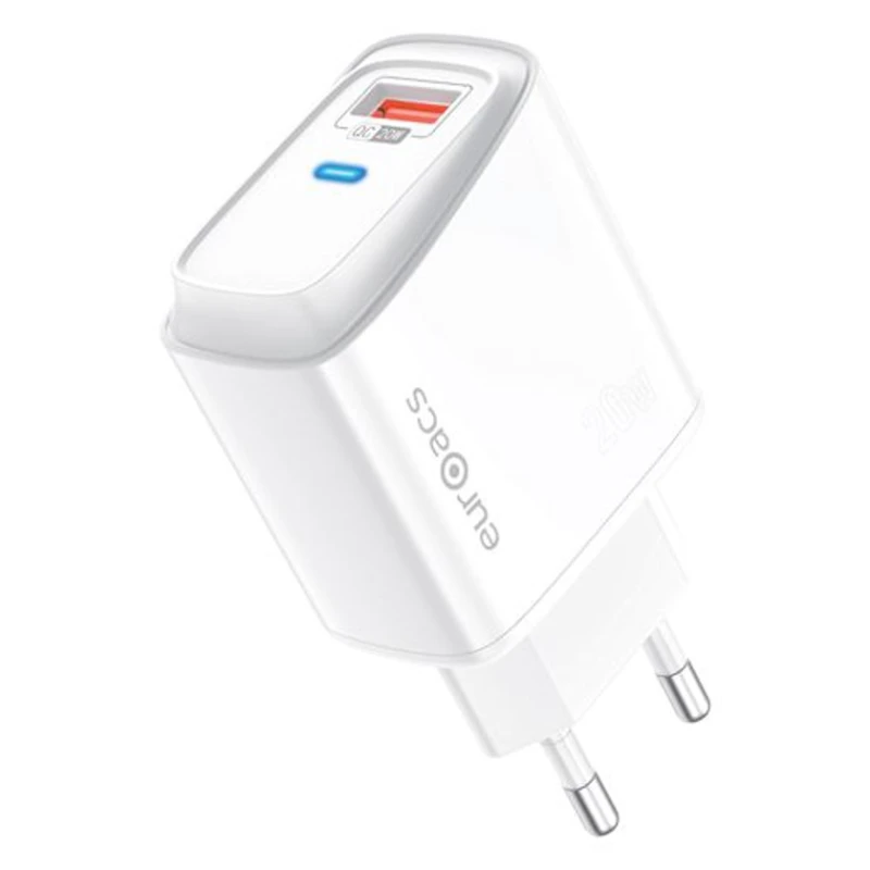 Сетевое зарядное устройство Euroacs USB 20W EU-MA325 Сетевое зарядное устройство Euroacs USB 20W EU-MA325