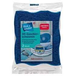 Набор губок Flink & Sauber 3D, 2 шт, синий