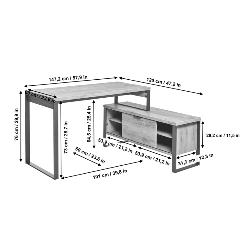 Письменный стол Elegant ZARR040