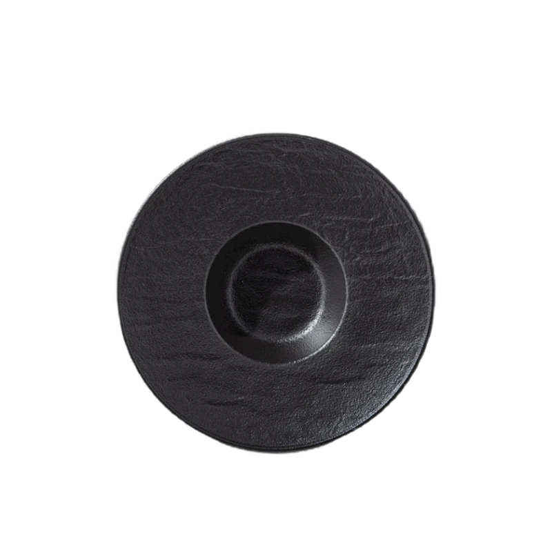 Тарелка глубокая Wilmax Slatestone WL‑661115/A, круглая, 200 мл, диаметр 24 см, фарфор, черный Тарелка глубокая Wilmax Slatestone WL‑661115/A, круглая, 200 мл, диаметр 24 см, фарфор, черный