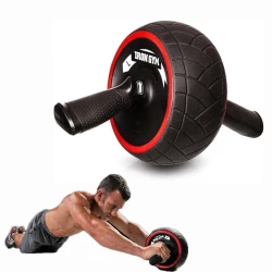 Ролик для пресса GS0317, 25 x 12 x 24.6 см, красный/черный