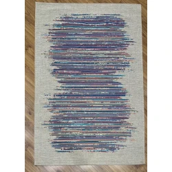 Ковер Natural halı Brooklyn BRK02MU, 135х200 см, полиэстер, разноцветный